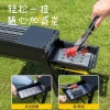 وأفرن شواء محمولة محمولة في الهواء الطلق من الفولاذ الصلب غير القابل للصدأ السميك Specification image